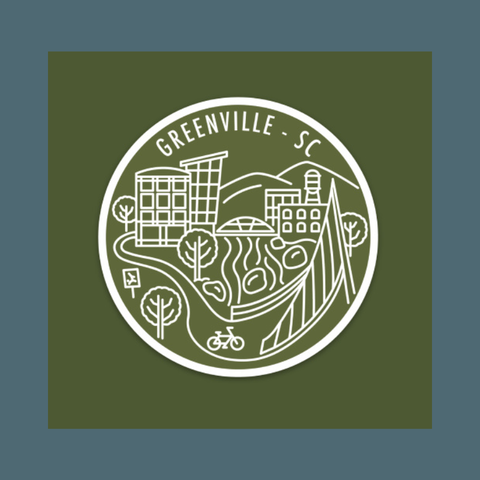 Greenville Views Sticker