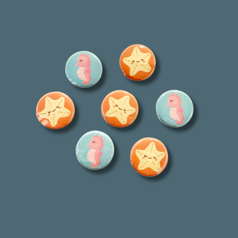 Under The Sea Pinback Buttons