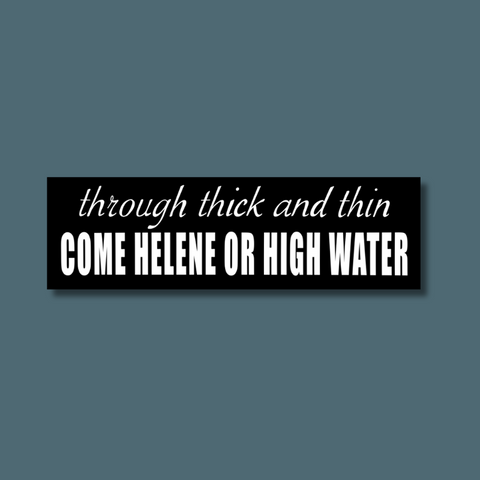 Helene Relief Bumper Sticker