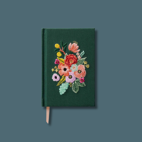 Garden Party Mini Embroidered Journal