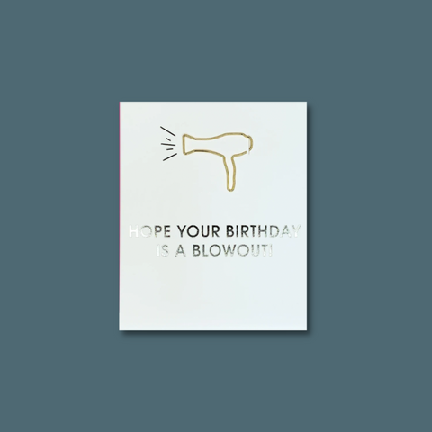 Hair Dryer Card