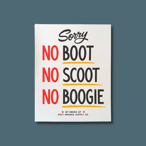 Boot Scoot Print