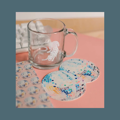 Discoball Coasters
