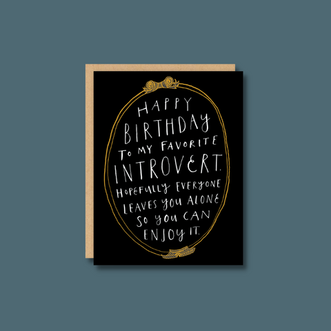 Introvert Card